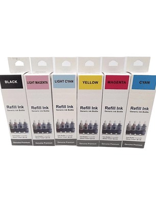 TINTA ALTERNATIVA PACK T673 PARA EPSON L1800 L805 L850 L810 L800