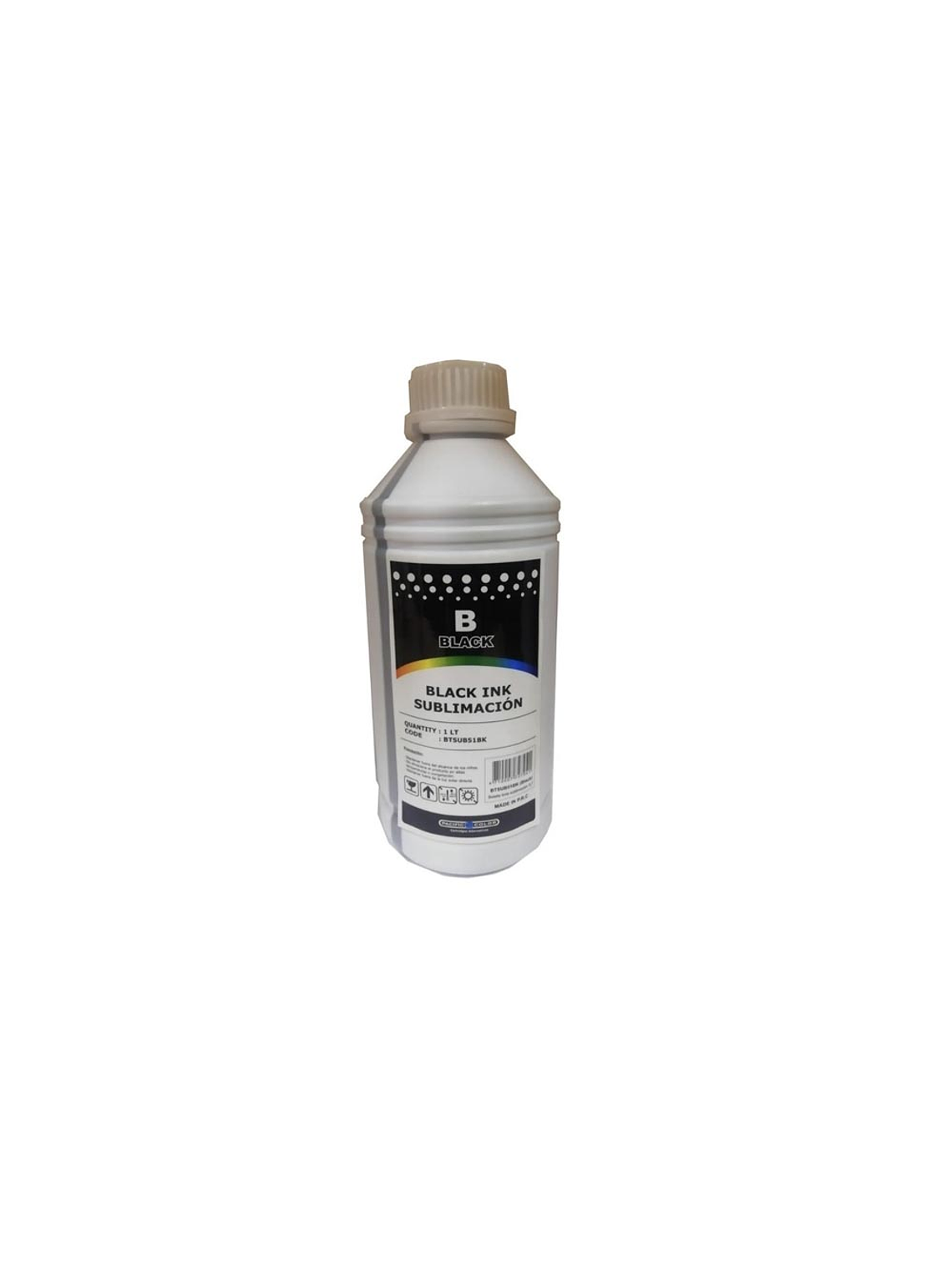 TINTA DE LITRO NEGRA PARA SUBLIMACION IMPRESORAS EPSON BROTHER 1