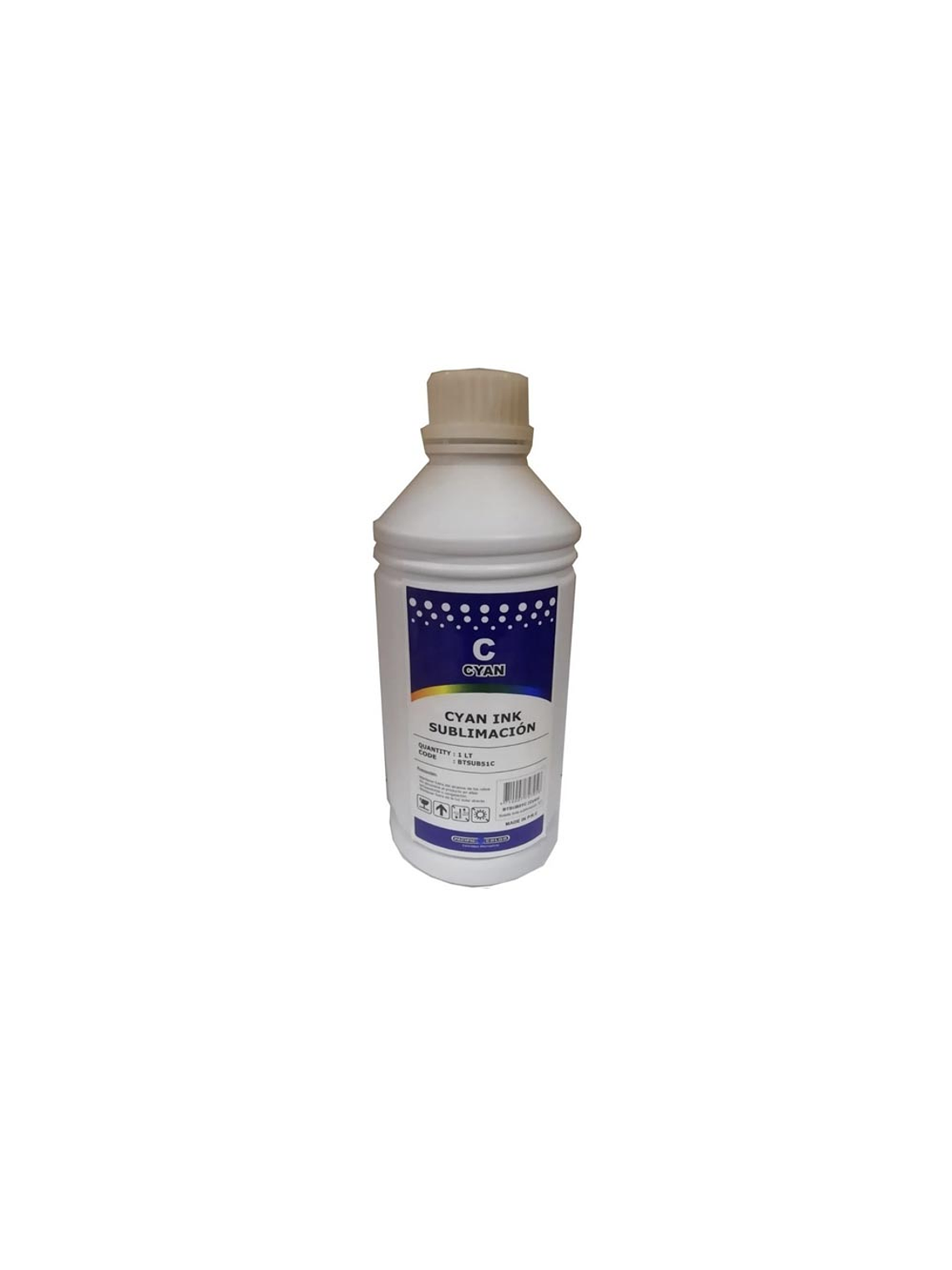 TINTA DE LITRO CYAN PARA SUBLIMACION IMPRESORAS EPSON BROTHER 1