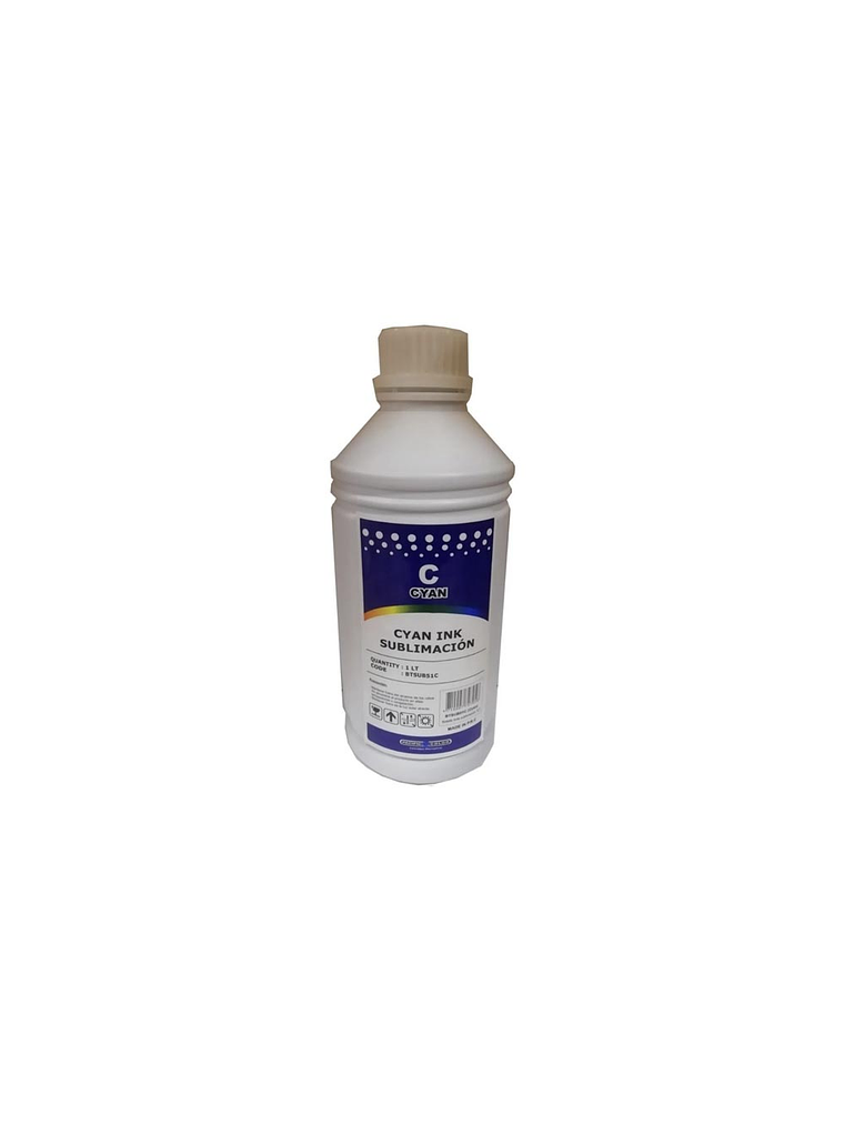 TINTA DE LITRO CYAN PARA SUBLIMACION IMPRESORAS EPSON BROTHER 1