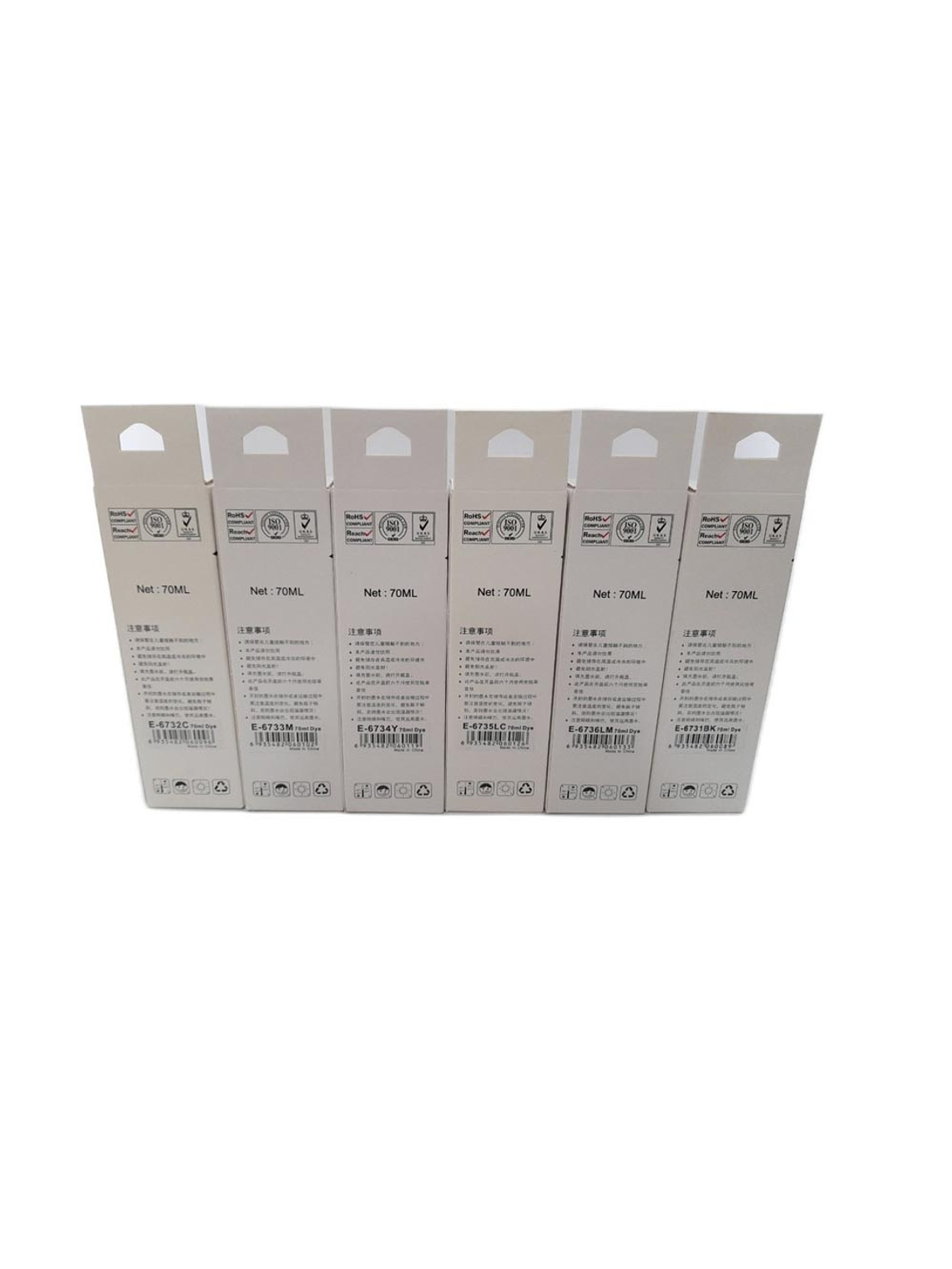 TINTA ALTERNATIVA PACK T673 PARA EPSON L1800 L805 L850 L810 L800 2