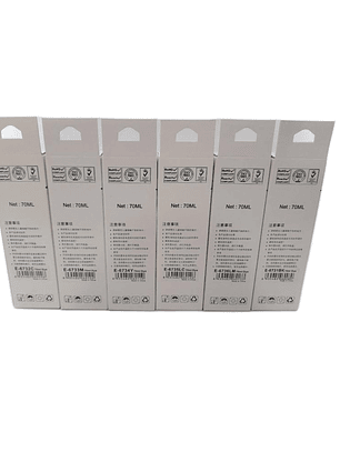 TINTA ALTERNATIVA PACK T673 PARA EPSON L1800 L805 L850 L810 L800