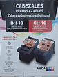 Cabezales Canon BH-10 Negro / Ch-10 Color para G3160 G7010  - Miniatura 3