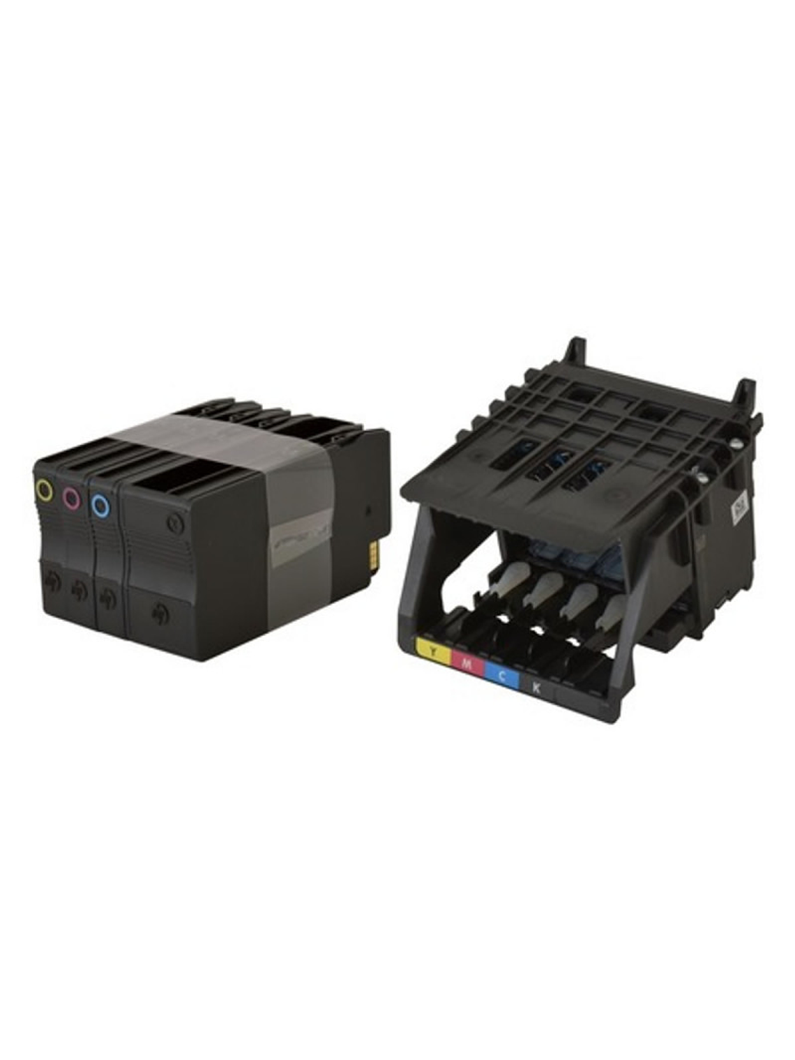 Cabezal C1q10a + 4 Tintas Hp 711 Original para T120 T130 T520 2