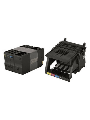 Cabezal C1q10a + 4 Tintas Hp 711 Original para T120 T130 T520