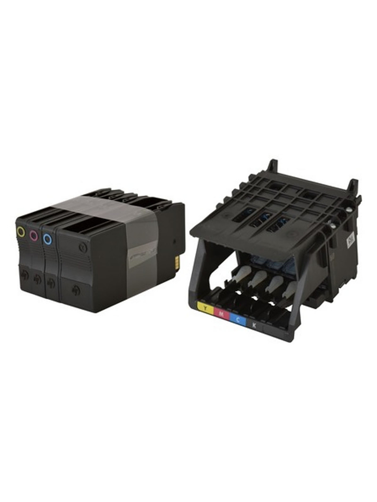 Cabezal C1q10a + 4 Tintas Hp 711 Original para T120 T130 T520 2