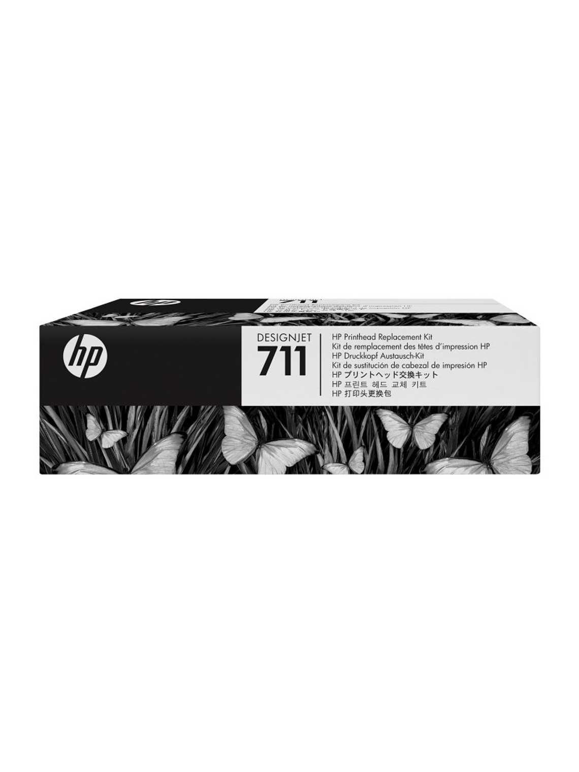 Cabezal C1q10a + 4 Tintas Hp 711 Original para T120 T130 T520 3