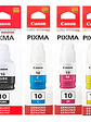Pack 4 Tintas Canon Original Gi-10 G6010 G7010 Bk C M Y - Miniatura 2