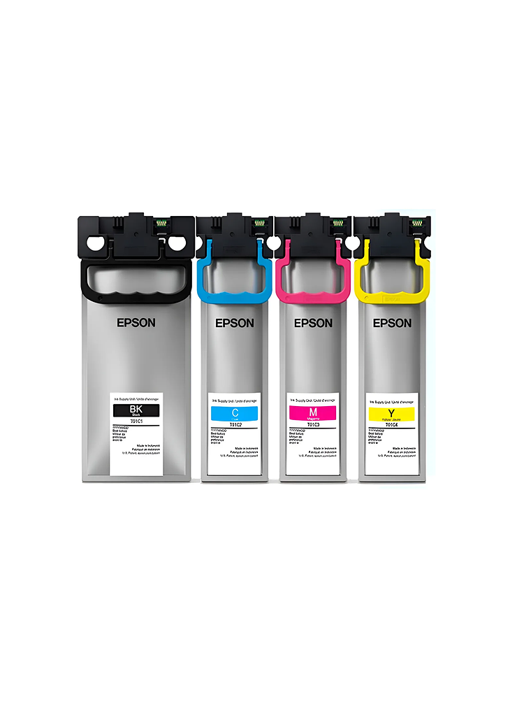Pack 4 Tintas Epson T942XL T941 Original para Wf-C5210 C5290 C5710 C5790 1