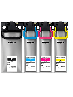 Pack 4 Tintas Epson T942XL T941 Original para Wf-C5210 C5290 C5710 C5790