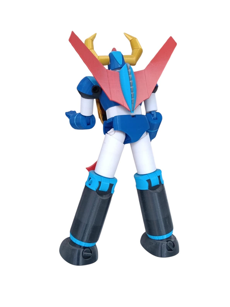 Figura 3D Articulada de Gaiking El Gladiador 2