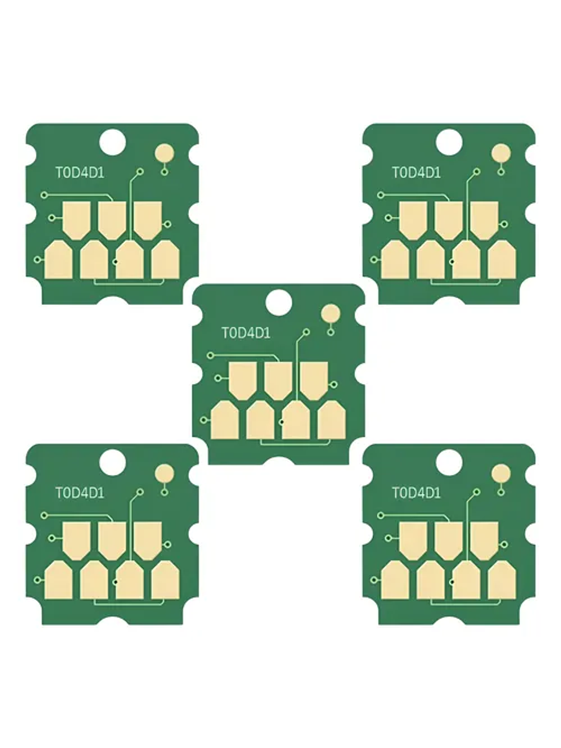 5 Chips T04D1 Alternativo para caja de mantenimiento Epson L6171 L6190  1