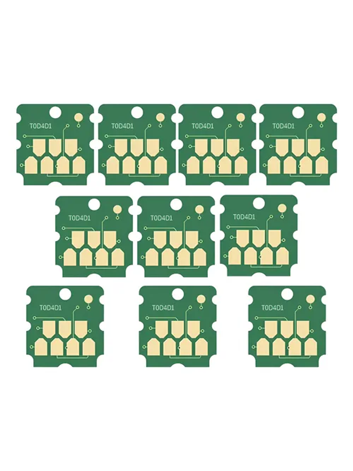 10 Chips T04D1 Alternativo para caja de mantenimiento Epson L6191 L6170 L6191 1