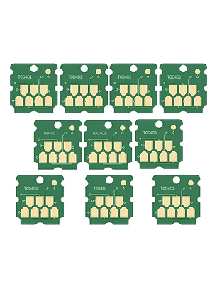 10 Chips T04D1 Alternativo para caja de mantenimiento Epson L6191 L6170 L6191