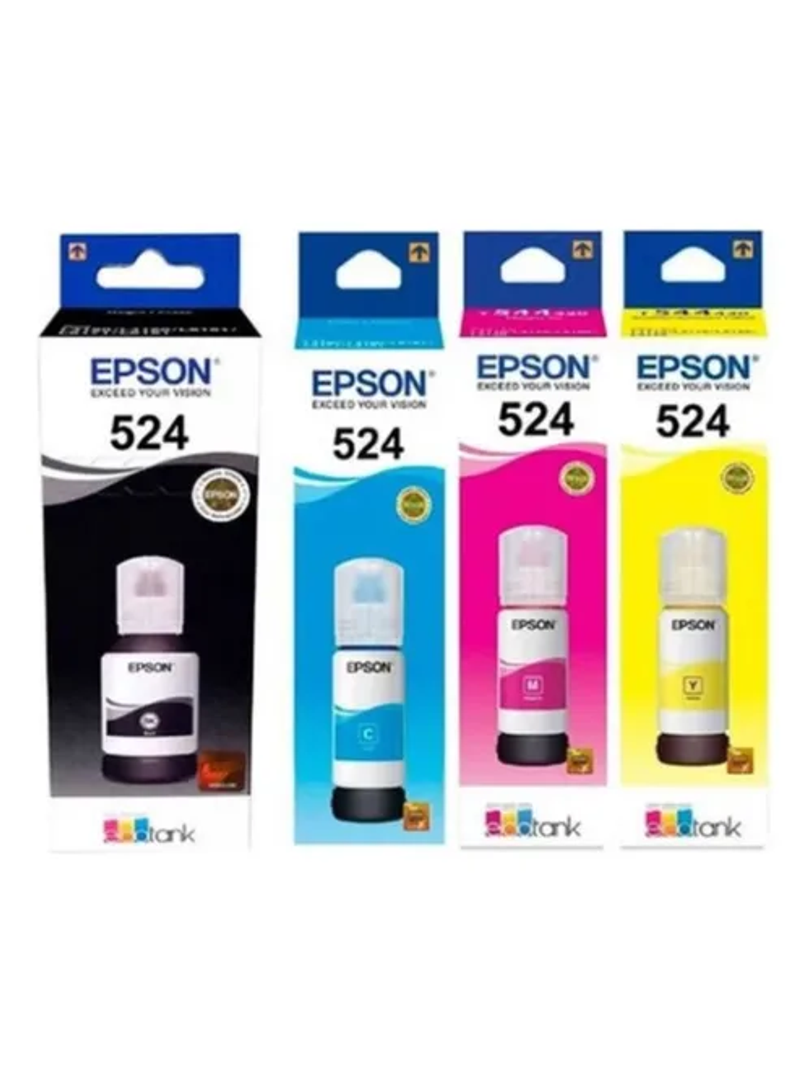 Pack Tinta Epson T524 Original para L6490 L15150 L15160 2