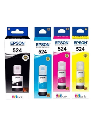 Pack Tinta Epson T524 Original para L6490 L15150 L15160