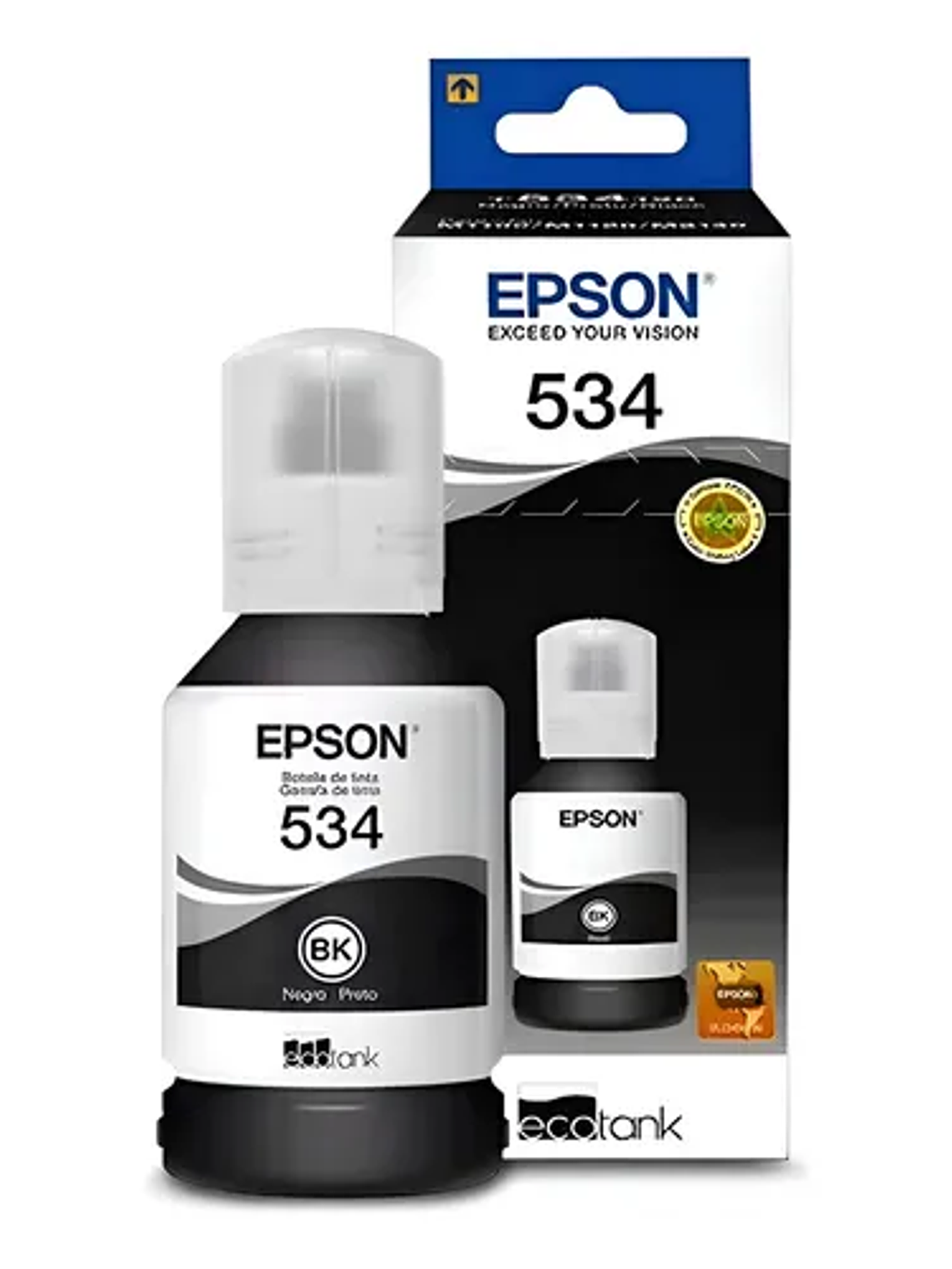 Tinta Negra Epson T534 Original Para M2140 M1100 M1120 1
