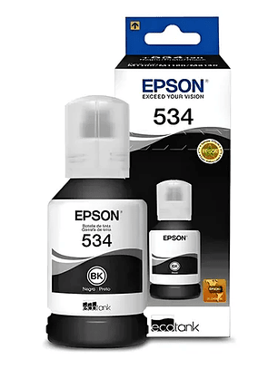 Tinta Negra Epson T534 Original Para M2140 M1100 M1120