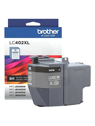 Tinta Brother Lc402 XL Negra Original  Para Mfc-j6740dw Bk