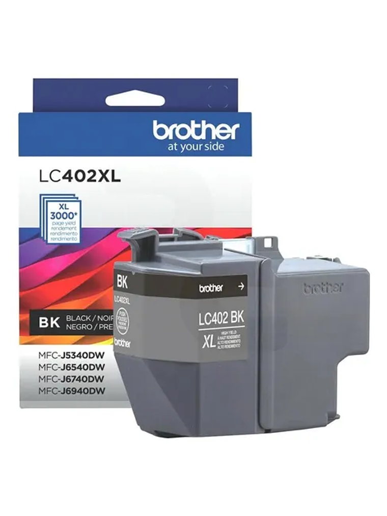 Tinta Brother Lc402 XL Negra Original  Para Mfc-j6740dw Bk 2