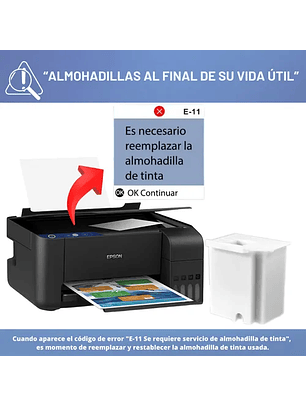 Caja de Almohadillas Alternativas para EPSON L3150 L3110 L5190 L3210 L3250