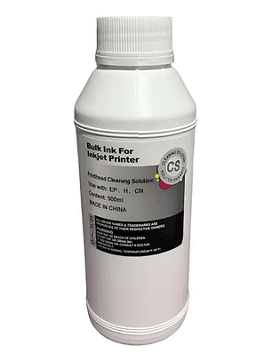 Liquido Limpiador Inyectores Genérico para Impresoras EPSON HP CANON 500ml