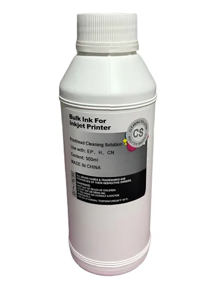 Liquido Limpiador Inyectores Genérico para Impresoras EPSON HP CANON 500ml 1