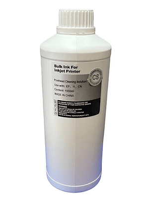 1 Litro Liquido Limpia Cabezales Genérico para CANON EPSON HP.