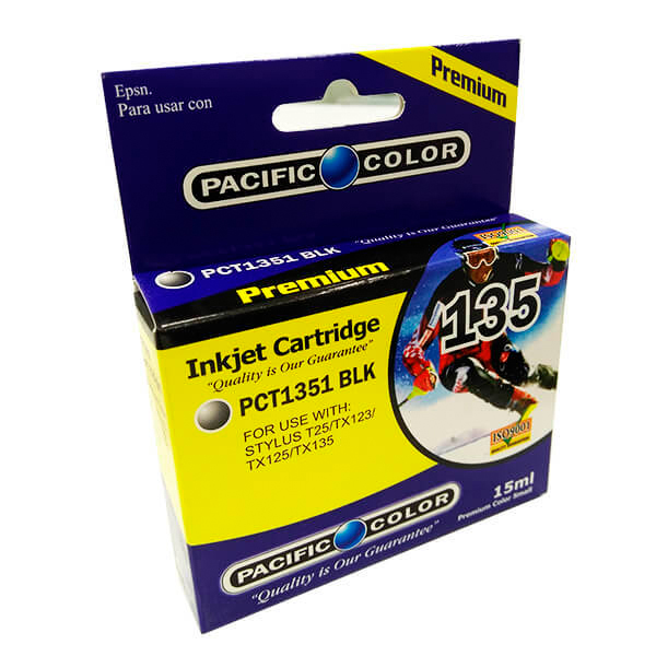 135 Negro Cartridge Pacific Color Comp Epson 1