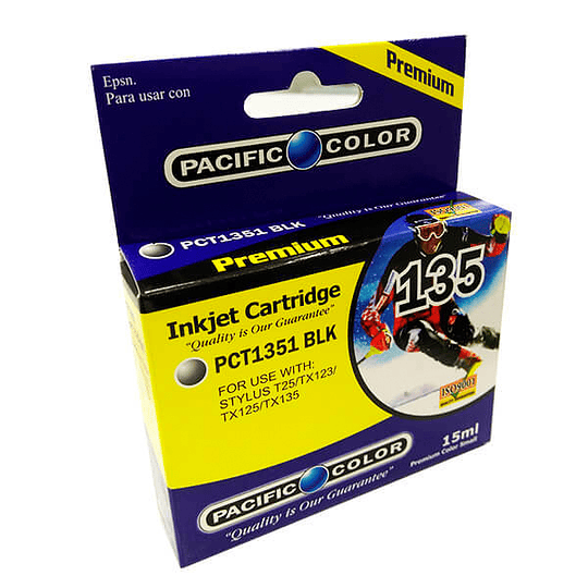 135 Negro Cartridge Pacific Color Comp Epson