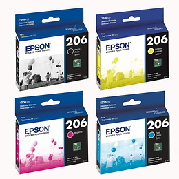 Pack 206 Epson 4 colores (T206)