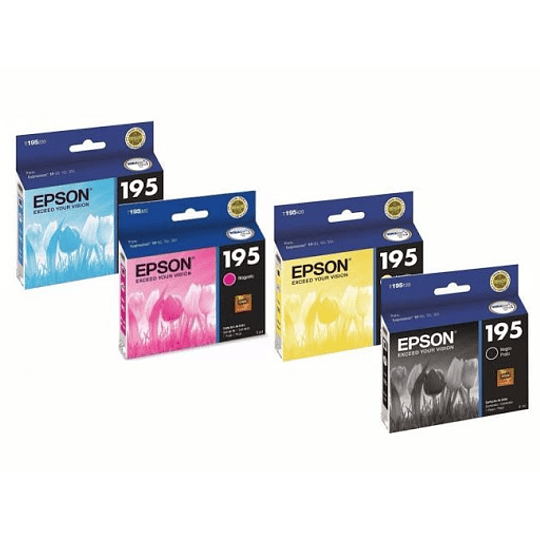 195 Epson Pack 4 Colores