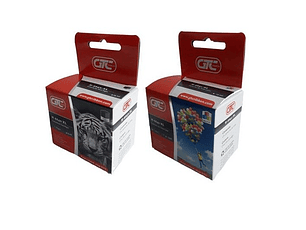 664XL Pack 2 cartuchos, 1 negro y 1 tricolor Comp. hp, Cartucho Tinta GTC