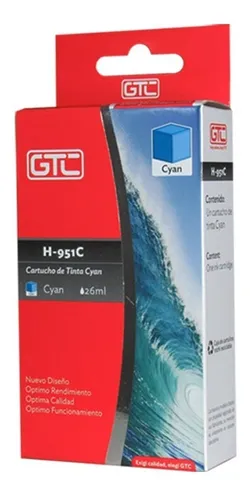 Hp 951XL Alternativo Cyan, gtc Comp HP 1