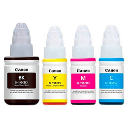 Gi190 Canon Pack 4 colores BK,C,Y,M