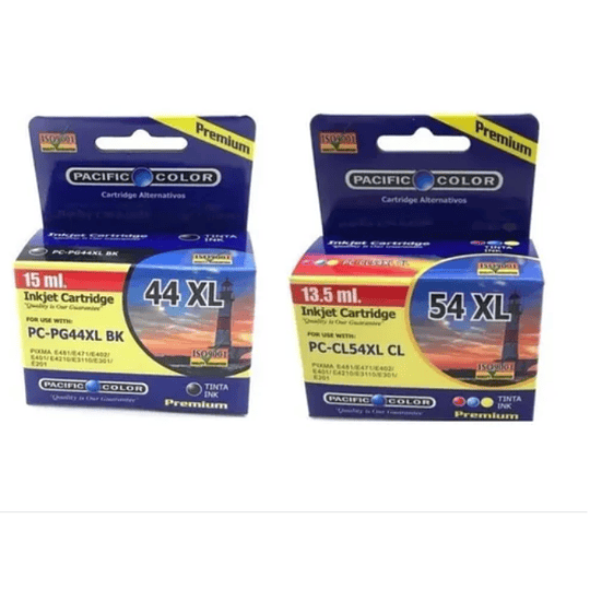 PG44XL y CL54XL Pack de cartuchos Alternativos Compatible Canon