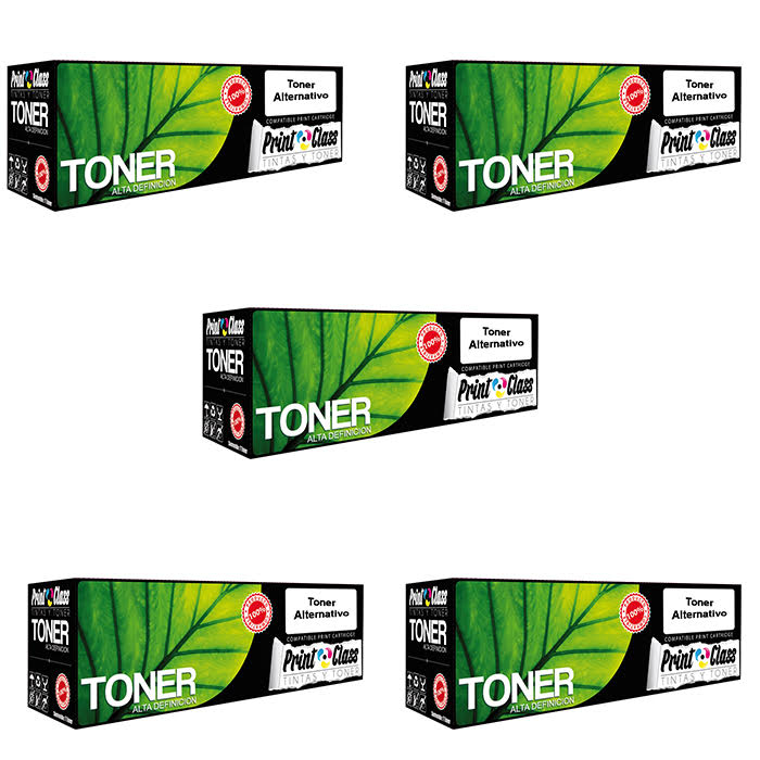 Cf283A x 5 Unid. Pack Toner Alternativo Compatible Hp Laserjet 1