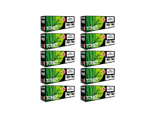 Ce285A-Cb435A-Cb436A x 10 Unid. Pack Toner Alternativo Compatible 85A