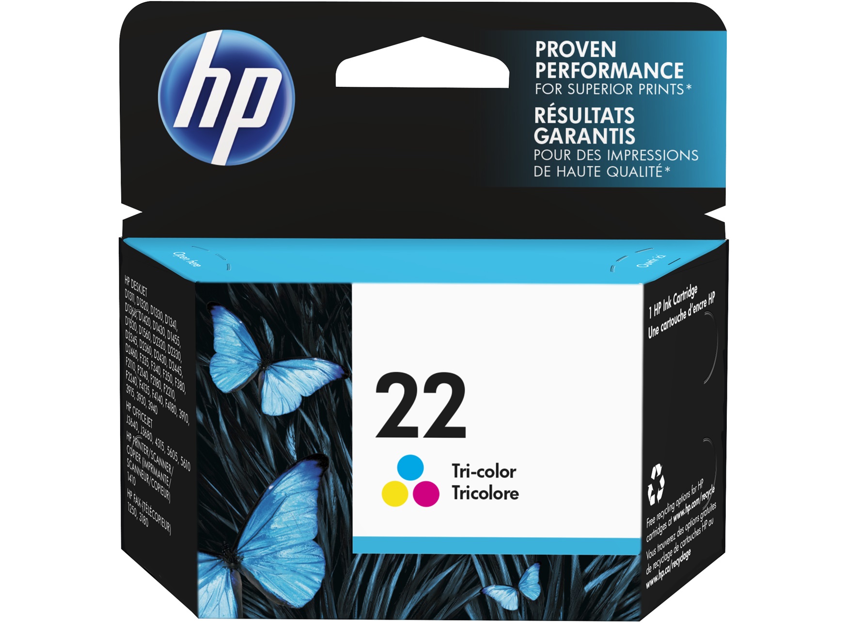 Hp 22 Color Cartridge Original  1