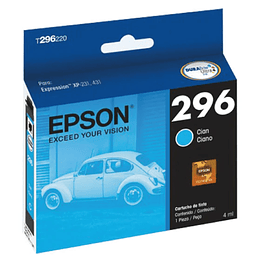 296 Epson Cartridge T296220 Cyan (fuera de fecha)