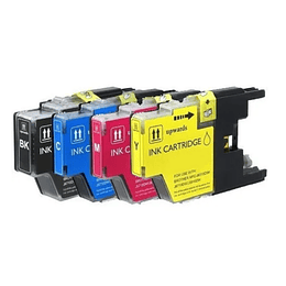 LC75XL Pack 4 Colores Cartridge Alternativo Compatible Brother Pacific Color