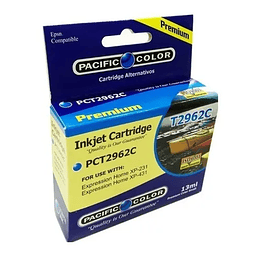 296 13ml Cyan Cartridge Alternativo Pacific Color