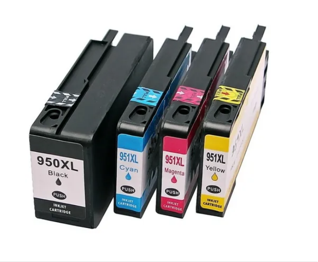 950XL y 951XL Alternativo 4 colores Negro, Cyan, Yellow y Magenta Compatible HP Pack 1