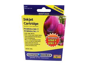 LC60/LC61 Yellow Cartridge Pacific Color