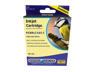 LC103 Cyan Cartridge Pacific Color Compatible Brother 