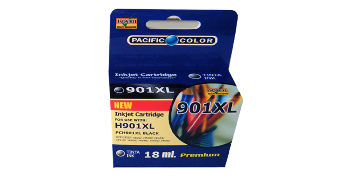 901XL Comp. Negro Hp Cartridge pacific color