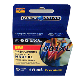 901XL Comp. Negro Hp Cartridge pacific color