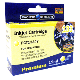 133 Yellow Cartridge Alternativo Pacific color Comp Epson