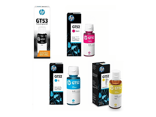 gt51-gt53 y gt52 Pack de Tintas HP