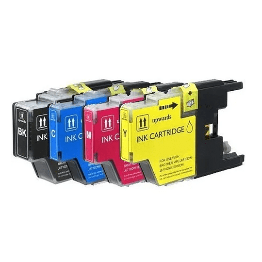 LC75XL Pack 4 Colores Cartridge Alternativo Compatible Brother Logic